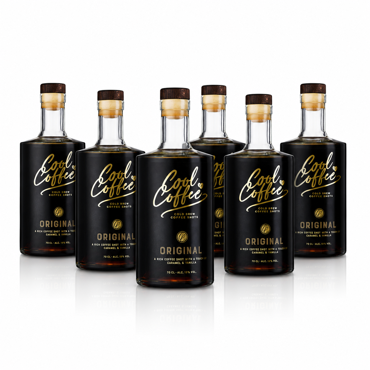 6 bottles of Cool-Coffee Original