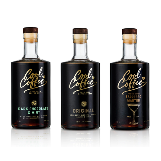 3 bottles of Cool-Coffee Mixed